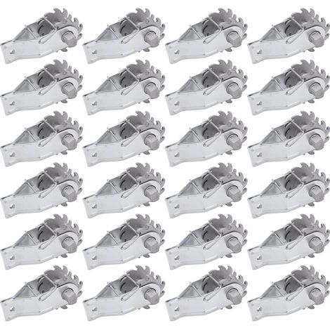 Tendeur de câble à cliquet 24 pièces pour clôtures électriques et pâturages (1/5)