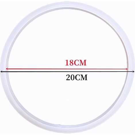 Silicone pressure cooker sealing ring 18 cm – High-temperature resistant replacement O-ring (1/4)