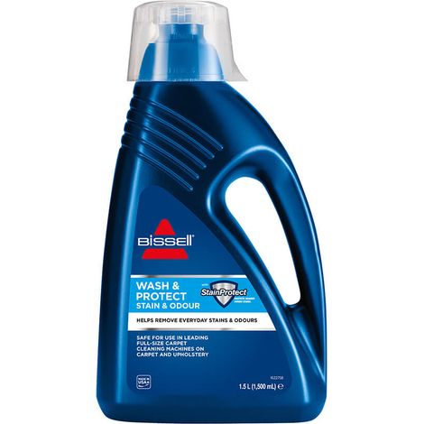 Bissell - Wash & Protect - 1.5 Ltr Carpet Cleaner Solution