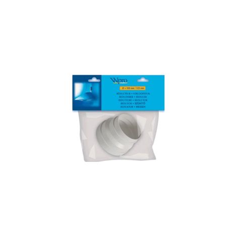 Reducteur plastique 100/125mm pour Hotte WHIRLPOOL 481281718049, CHR100