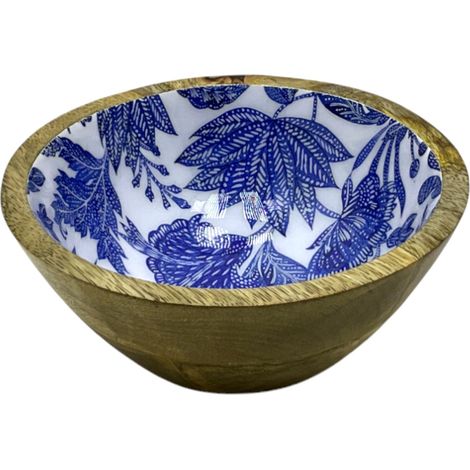 Signes Grimalt Cuenco Bol Cocina  Cuenco Flores S Cajas Y Bandejas Azul 15x15x6cm 36309