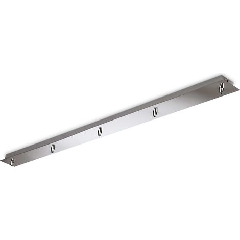 Rosone Lineare All In Metallo Cromo 5 Luci
