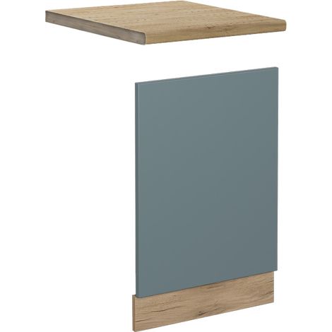 Frontblende R-Line, Blau-Grau, 45 cm , AP Eiche, Vicco (1/5)