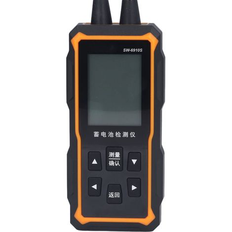 Batterietester, großes LCD-Display, Schwarzweiß-Digitalanzeige, Batterielebensdauertester, universeller 12V/24V-Batterietester (1/5)