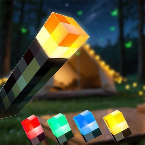 Taschenlampe – 28 cm LED-Nachtlicht, USB-aufladbar, als Nachttischlampe, für Kinderzimmer, Wohnzimmer, Spielzimmer, Arbeitszimmer, Dekoration