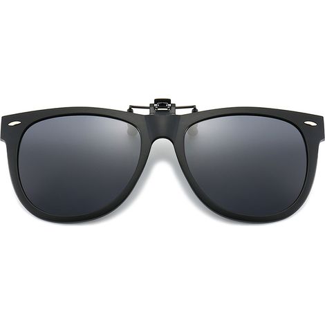 Lunettes de soleil à clip/à rabat polarisées anti-UV