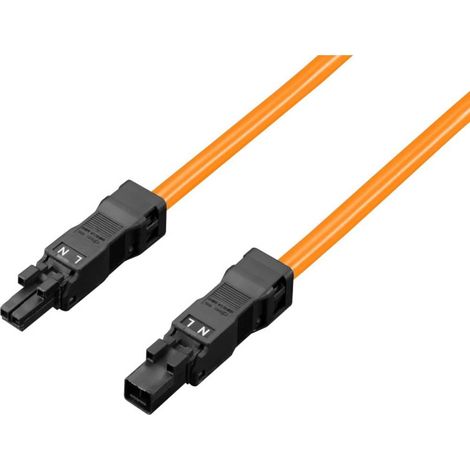 Rittal SZ 2500.450 Câble de raccordement 2 pôles pour cablage intérieur - 3mètres (1/2)