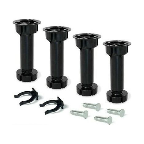 PIEDINI REGOLABILI PLASTICA 15CM (CF 4PZ)