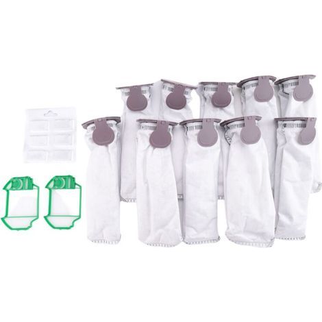 Pour Aspirateur Sans Kobold VK7 FP7, 10 à PoussièRe, 2 Pré-Filtres, 1 Tablettes/Bâtons ParfuméS. (1/4)