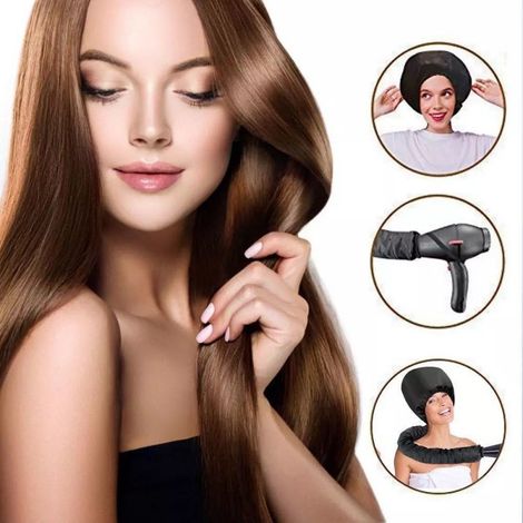 Haartrockner mit Haube, verstellbarer Haartrockner mit Haube, tragbarer Haartrocknerüberzug, Dampfgerät für intensive Haarpflege, Trockenhaube, Styling- und Lockenfunktion (1/4)