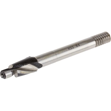 Fraise à lamer RS PRO M4, longueur 65 mm HSS, diamètre de coupe 8mm x 1 ( Prix pour 1 ) (1/2)