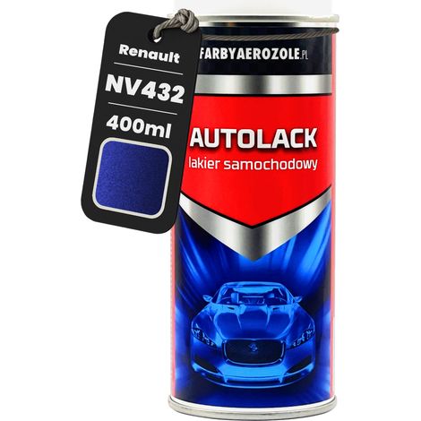 Pintura en aerosol para coche Renault NV432 (Azul Metílico Metálico) 400 ml (1/5)