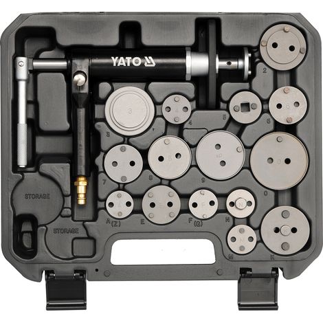 Séparateurs pneumatiques pour étriers de frein, jeu de 16 pièces YT-0671 Yato