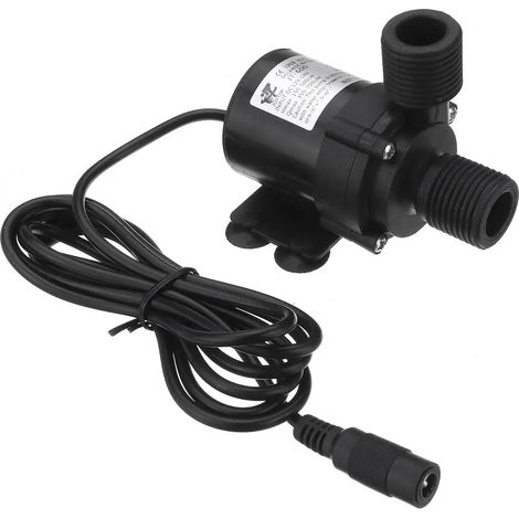 DC41B 24V bürstenlose Wasserpumpe, 60W Hochleistungs-Boosterpumpe, 14 Meter Förderhöhe, 1400 Liter/Stunde Fördermenge, Umwälzpumpe, mit DC5521 weiblichem Anschluss. (1/5)