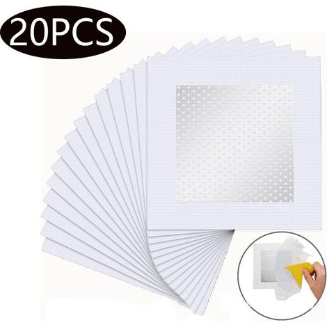 Patch de réparation murale de 10 cm, patch d'écran auto-adhésif pour réparation d'aluminium