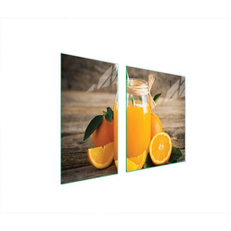 Plaque de protection en verre POUR le four 90x52 fruits (1/5)