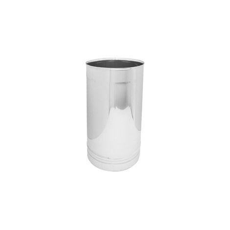CANNA FUMARIA IN ACCIAIO 316L - ELEMENTO LINEARE DA MT. 0.50- Diam. 50- DK- pezzi 1