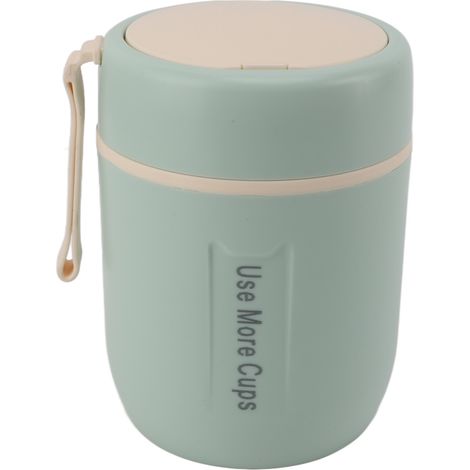 Pot de nourriture isotherme 500 ml en acier inoxydable 304, contenant à soupe sous vide, tasse étanche pour école camping voyage, couleur menthe (1/5)
