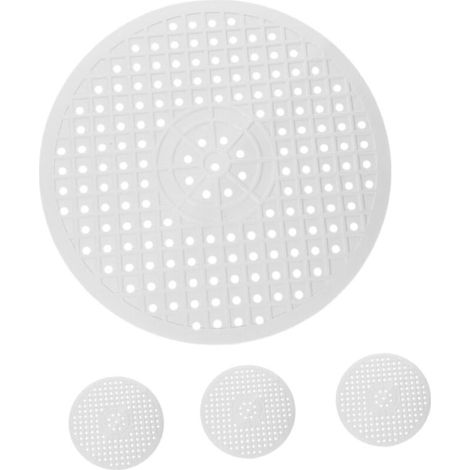 Tapis Évier - Caoutchouc Anti-dérapant avec Orifices de Drainage - Pour Cuisine Intérieure - Lot de 4 (1/5)