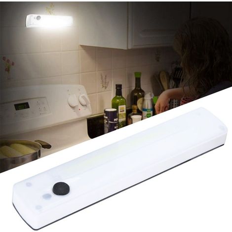 Lampe de placard 3W 18 LED, barre lumineuse pour dressing, éclairage nocturne, interrupteur à bouton AB901 (1/5)