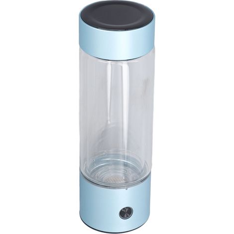 Bouteille d'eau riche en hydrogène 370 ml, concentration élevée en ions (2000-2500 ppb), générateur d'eau à hydrogène rechargeable. (1/5)