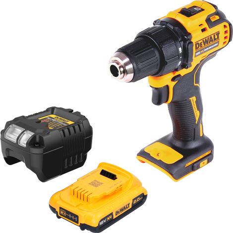 Trapano avvitatore a batteria DeWalt DCD 708 D1 18 V 65 Nm Brushless + 1x batteria 2,0 Ah + caricabatteria