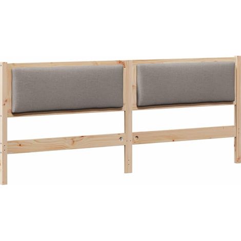 Cabecero Otro Marrón 180 cm Madera maciza de pino vidaXL