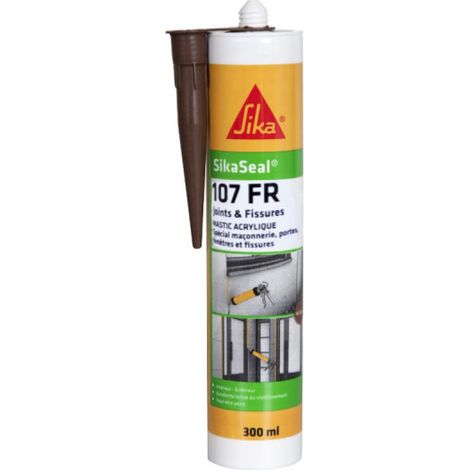 Sigillante acrilico per facciate - SIKA SikaSeal 107 Guarnizioni e crepe - Mogano - 300ml (1/2)