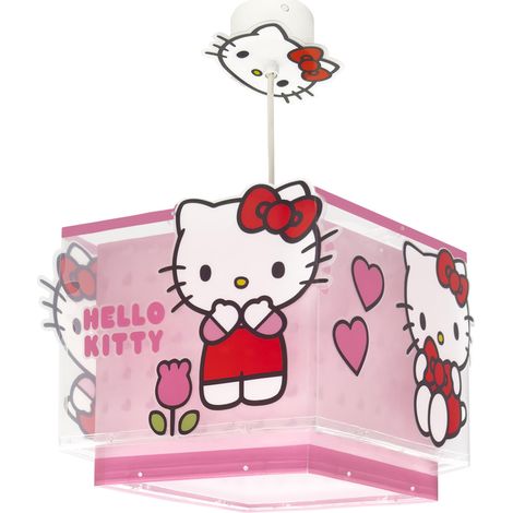 Lustre Chambre Lampe Suspension Enfant 73262 E27 Rose (1/5)