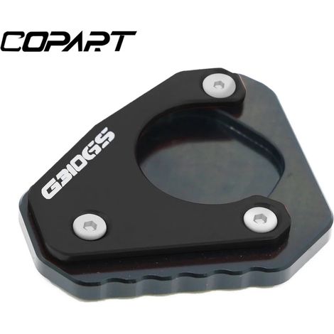(G310GS Noir 17-21) Compatible avec BMW G310GS G 310GS G 310 GS 2017-2023 Accessoires moto Plaque d'extension de béquille CNC Béquille latérale Agrandissement du repose-pied maxpower (1/3)