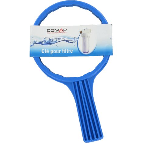 Comap – Clef de démontage pour filtre plastique 9"3/4 – Serrage écrou – Dimensions 24x14x2cm – S900681