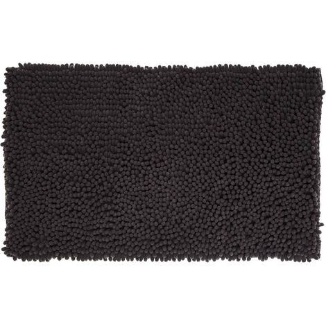 Colorama alfombra de baño 50x80cm negro - 5five