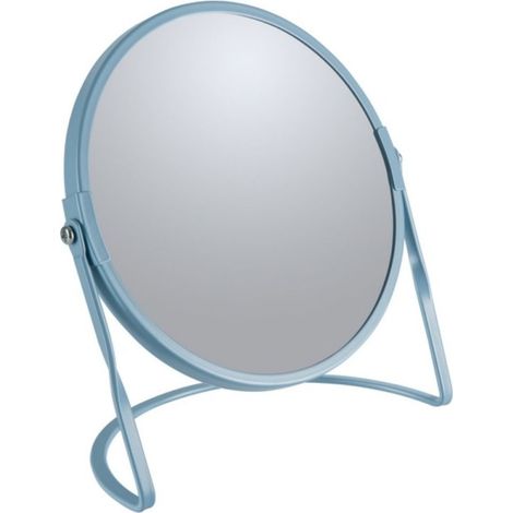 Miroir grossissant sur pied Acier AKIRA Gris Fog Spirella (1/5)