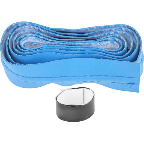 Poignée anti-transpiration pour arc, ruban antidérapant perforé super absorbant bleu, bande de préhension pour tir à l'arc (1/5)