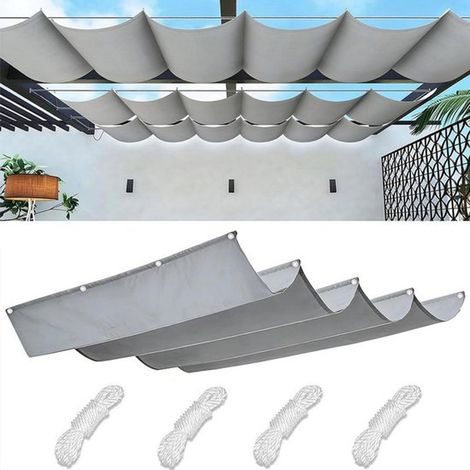 Ausziehbares Sonnensegel 3XL 200 x 200 cm Wellenförmiges Sonnensegel für Terrassen Balkone und Gartenhäuser Sonnensegel für den Außenbereich für (1/5)