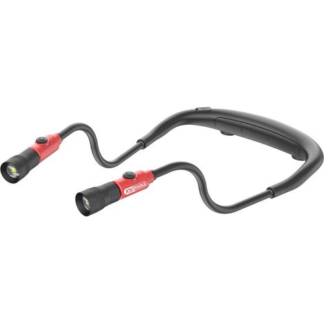 KS Tools - Lampe tour de cou - Lampe led puissante - Tour de cou rechargeable 400 lumens - 550.1310F