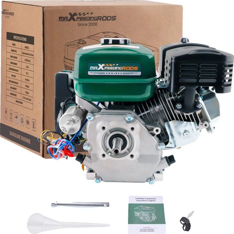 Moteur à essence, 7 CV, 212 cc, Démarreur électrique, Horizontal, 3,6 KW (1/5)