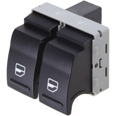 Bouton de commande de fenêtre de voiture Lève-vitre électrique de voiture, serrure de porte électrique pour interrupteur de commande principal, pour Volkswagen pour T5 (1/4)