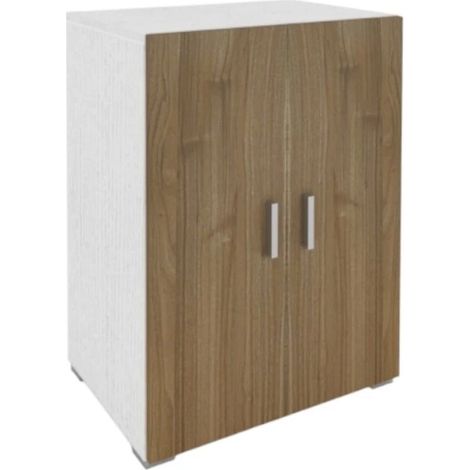 mobile multiuso 2 ante noce stelvio 66x45,1x88,5 cm