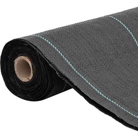 Membrane anti-mauvaises herbes noire 1,5 x 100 m PP (1/5)