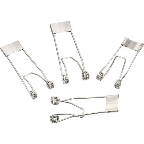 52x19mm Spot encastré Clips à ressort 10Pcs Diode émettrice Encastré Éclairage Accessoires Sécurité Pinces (1/4)