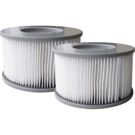 Pompe et filtre de spa,Lot de 2 cartouches filtrantes pour spa gonflable, (1/5)