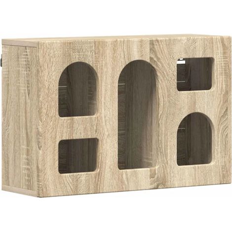Armario mural moderno de líneas depuradas almacenamiento multifuncional 60 x 20 x 40 cm madera de roble Sonoma 020054802 (1/5)