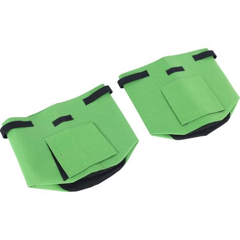 Lot de 2 sacs de culture pour plantes et fleurs, outils de jardinage pour la culture de fruits et légumes, pots de culture verts (1/5)