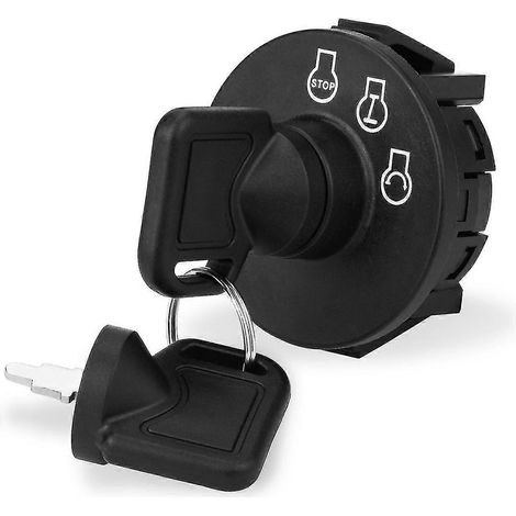 Contacteur d'allumage à 3 positions avec clé pour tondeuses Toro 117-2221 et 137-4100 (série Z) - GSL (1/5)