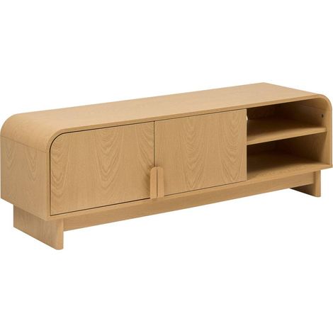 Base lee beige a 2 ante e 1 ripiano 140x40cm - Atmosphera créateur d'intérieur