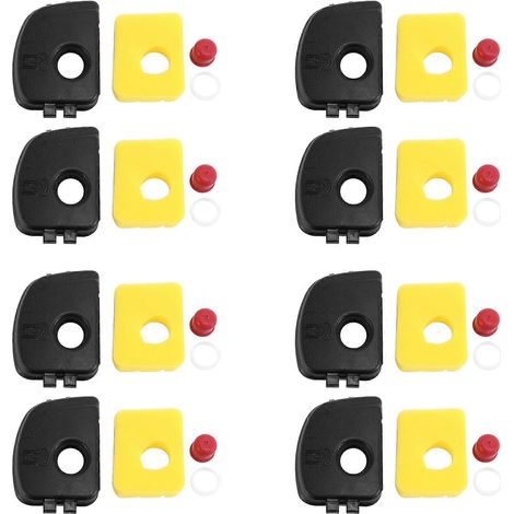 Lot de 8 couvercles de filtre à air et filtres à air (références 595660, 799579 et 594281) compatibles avec les tondeuses à gazon Briggs & Stratton. (1/5)