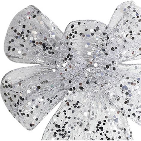 Nœud papillon décoratif de Noël (1 pièce) en chanvre artificiel, fait main, idéal pour les fêtes de Noël et la décoration intérieure. (1/5)
