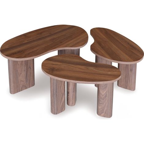 Lot de 3 tables basses, CHARLIE (1/4)