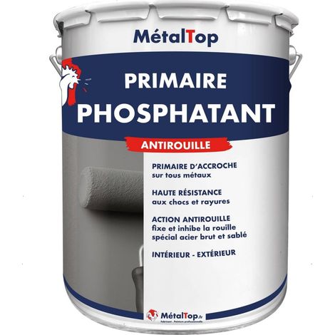 Primaire Phosphatant - Pot 1 L - 9010 - Blanc pur - Metaltop (1/5)